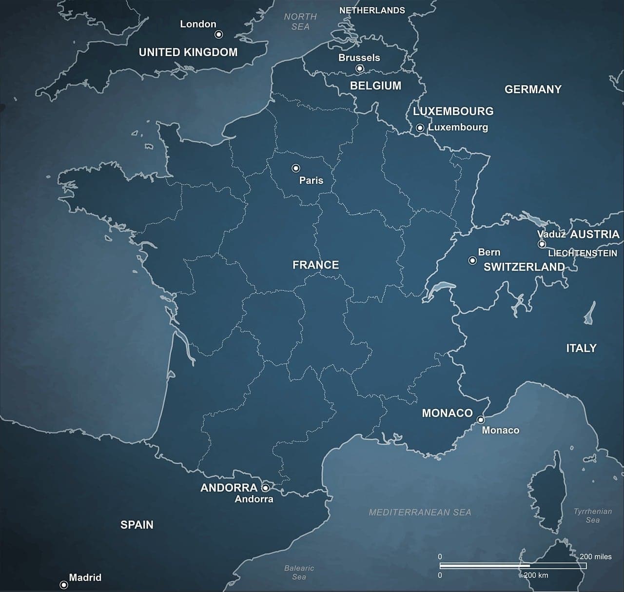 Carte de France des interventions Flamtec